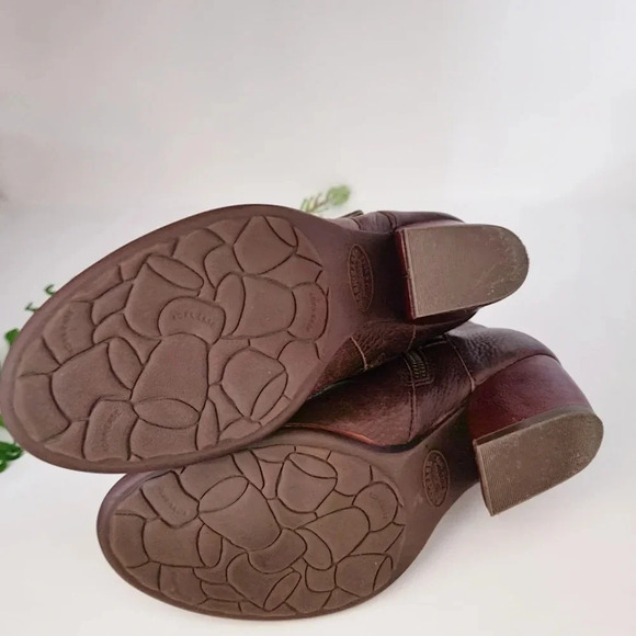 Kork-Ease Isa Dark Brown Leather Ankle Boots 6.5 - Picture 9 of 13